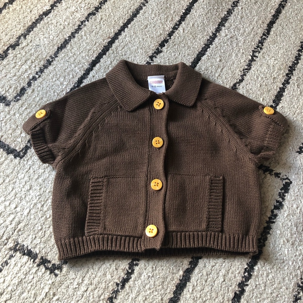 Gymboree short sleeve sweater NWOT